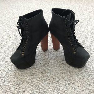 Jeffrey Campbell LITA platform booties. Size 5.5